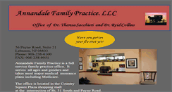 Desktop Screenshot of annandalefamilypractice.com